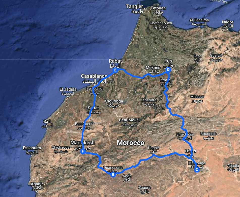 Authentic Morocco Tour From Marrakech in 10 Days Authentic Morocco Tour From Marrakech in 10 Days